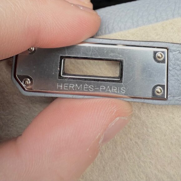 Hermès 2025 Gris Pantin Togo Kelly Retourne 28 PHW Bag - Picture 13 of 16
